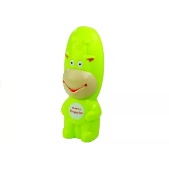 LEAN TOYS Zeichenprojektor Kuh 3 Discs Marker Grün 3in1