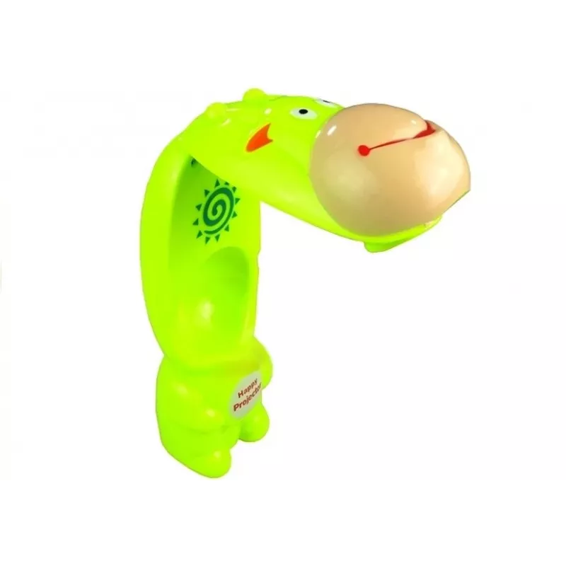 LEAN TOYS Zeichenprojektor Kuh 3 Discs Marker Grün 3in1