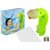 LEAN TOYS Zeichenprojektor Kuh 3 Discs Marker Grün 3in1