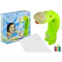 LEAN TOYS Zeichenprojektor Kuh 3 Discs Marker Grün 3in1