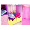 LEAN TOYS Ankleidezimmer mit Licht und Spiegel für 26 cm Puppen - Kleiderset und Accessoires