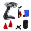 LEAN TOYS Drift Car Racing RC Rot Schwarz 30km/h 1:16