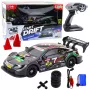LEAN TOYS Drift Car RC Schwarz Carbon 30 km/h 1:16
