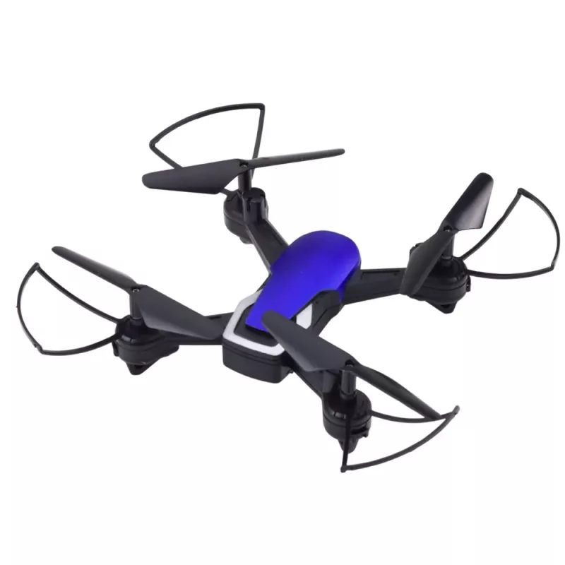 LEAN TOYS Drohne Sechs-Achsen-Gyroskop LED-Lichter 360°-Rotation Blau