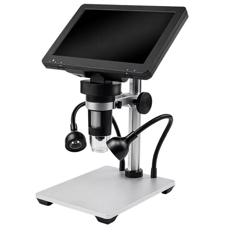 LEAN TOYS Pädagogisches Digitalmikroskop Fernbedienung Kabelgebunden 1200X LCD 7 Zoll HD Kamera