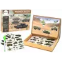LEAN TOYS Pädagogisches Magnetpuzzle-Set - Landkriegs-Thema