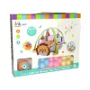 LEAN TOYS Lernmatte Löwen-Laufstall mit Bällen für Babys