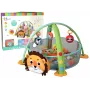 LEAN TOYS Lernmatte Löwen-Laufstall mit Bällen für Babys