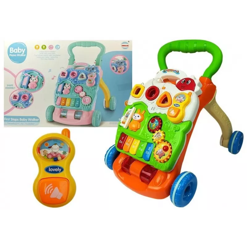 LEAN TOYS Lern-Lauflernhilfe für Babys mit Klavier