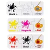 LEAN TOYS Lernpuzzle Farben auf Englisch 10 Verbindungen