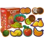 LEAN TOYS Lernpuzzle für Babys Früchte 5 Teile 40 Teile