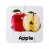 LEAN TOYS Educational Puzzle Fruit Jigsaw Puzzle 10 Connections