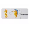 LEAN TOYS Lernpuzzle Die Welt der Ozeane Puzzle 10 Verbindungen