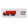 LEAN TOYS Lernpuzzle Transport Puzzle 10 Verbindungen