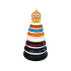 LEAN TOYS Lernpyramide mit Ringen und Entenrad