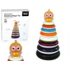 LEAN TOYS Lernpyramide mit Ringen und Entenrad