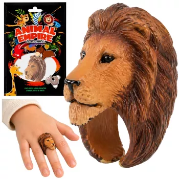 LEAN TOYS Lernring für Handtiere Löwe
