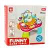 LEAN TOYS Lerntisch Interaktives Musikpanel Klavier 2 in 1 Rot