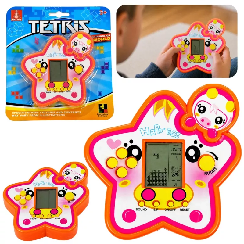LEAN TOYS Electronic Game Tetris Star Red