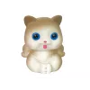 LEAN TOYS Emily Puppe mit Rosenkatze und langen Haaren