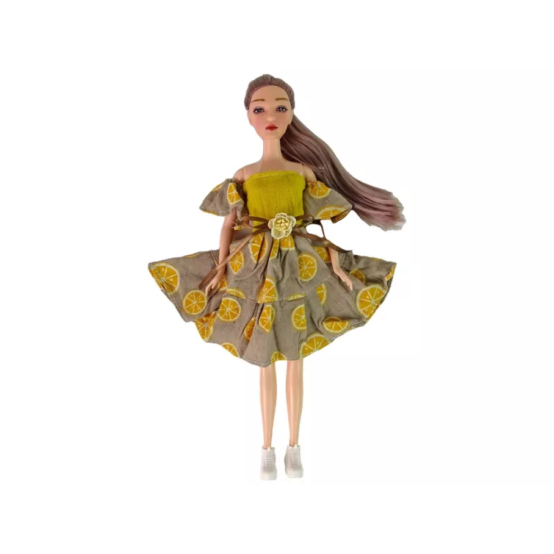 LEAN TOYS Emily Puppe mit Windmühlenkatze für Kinder