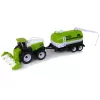 LEAN TOYS Farm Vehicle Set Tractor Harvester Tanker Semi-trailer