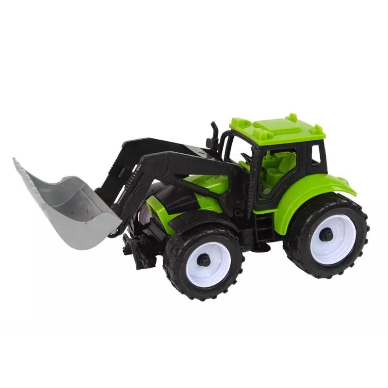 LEAN TOYS Farm Vehicle Set Tractor Harvester Tanker Semi-trailer