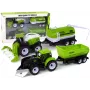 LEAN TOYS Farm Vehicle Set Tractor Harvester Tanker Semi-trailer