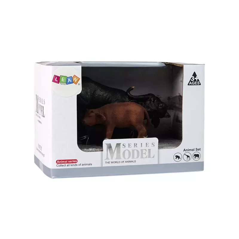LEAN TOYS Figur Büffelkalb Afrikanische Zootiere