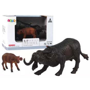LEAN TOYS Figur Büffelkalb Afrikanische Zootiere