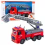 LEAN TOYS Feuerwehrwagen DIY Schraubendreher Rot