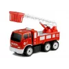 LEAN TOYS Feuerwehrauto mit Schraubrutsche + Werkzeuge