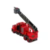 LEAN TOYS Feuerwehr-Lastwagen mit Schraubzubehör Rot
