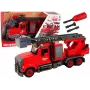 LEAN TOYS Feuerwehr-Lastwagen mit Schraubzubehör Rot