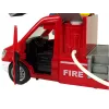 LEAN TOYS Feuerwehrauto Rot Wasser-Sounds Lichter