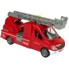 LEAN TOYS Feuerwehrauto Rot Wasser-Sounds Lichter