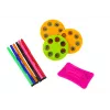 LEAN TOYS Blumenprojektor zum Zeichnen mit Zaubermarkern