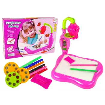 LEAN TOYS Blumenprojektor zum Zeichnen mit Zaubermarkern