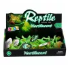 LEAN TOYS Fluoreszierende grüne Leucht-Eidechse Gummi-Figur 15cm