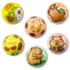 LEAN TOYS Schaumstoffball für Hüpfspaß Capybara 6,5 cm