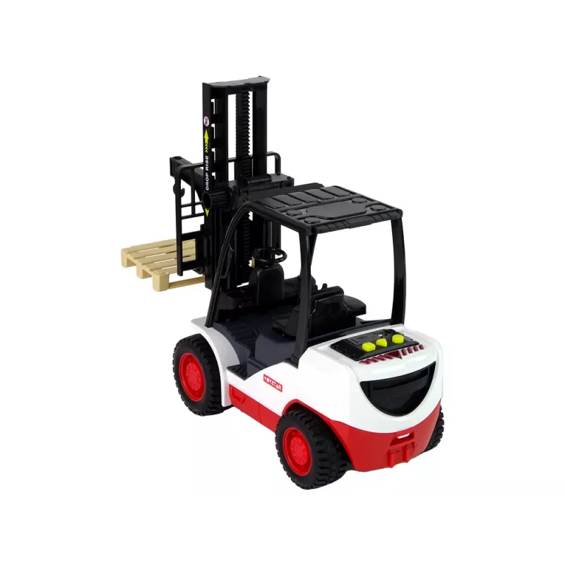 LEAN TOYS Gabelstapler mit beweglicher Gabel und Palette