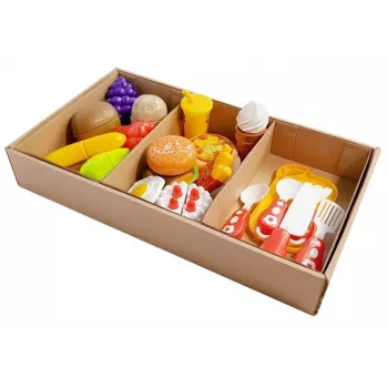 LEAN TOYS Obst- und Gemüse-Schneideset