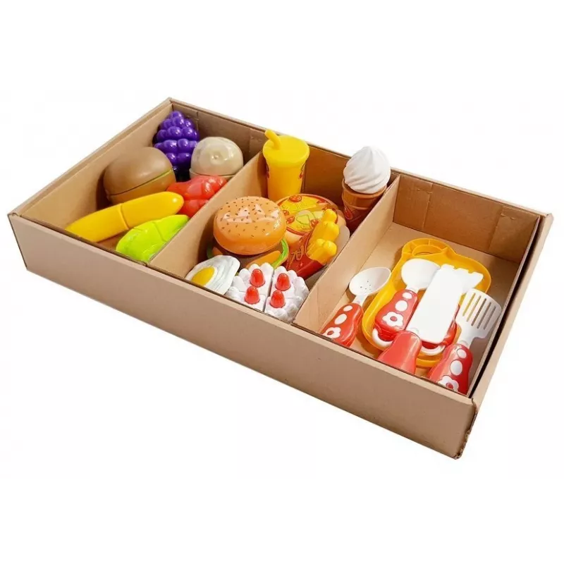 LEAN TOYS Obst- und Gemüse-Schneideset