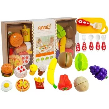LEAN TOYS Obst- und Gemüse-Schneideset