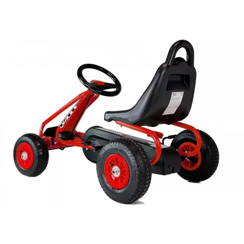 LEAN TOYS G201 Pedal Go-Kart Red