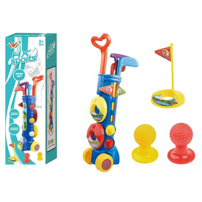 LEAN TOYS Golf Set für Kinder Mini Golf Spiel mit Freunden