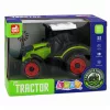 LEAN TOYS Green 15 cm Traktor mit Reibungsantrieb
