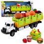 LEAN TOYS Grüner Lebensmitteltransport-LKW 1:55