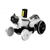 LEAN TOYS Gun Launcher Car 2 in 1 ferngesteuert Schaumstoffscheiben Weiß