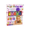 LEAN TOYS Haar-Malset für Kinder 5 Farben Radierer